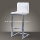 L Stainless Steel Leg PU Upholstered Mordern Bar Chair