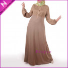 Latest Contrast Abaya Jilbab