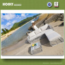 Latest Design Outdoor Sofa Set Modern Synthetic Rattan Outdoor Sofa
