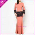 Latest Lace Detail Baju Muslim Abaya