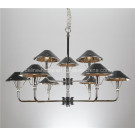 Leather Shade Modern Chandelier Light (SL2077-6+3)
