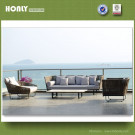 Leisure Modern Outdoor Furniture Sofa High Aluminum Poly Furniture Sofa