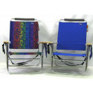 Leisure Outdoor Camping Woodarmrests Aluminium Folding Beach Chair