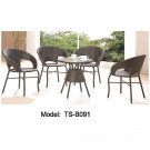 Leisure Rattan Garden Dining Outdoor Modern Table for Patio