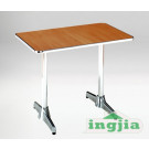 Long Work Fire Proof Plate Aluminum Hotel Dinner Patio Table (JT-106)