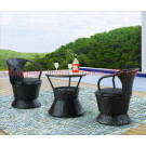 Metal Steel Iron Rattan Outdoor Garden Furniture (JJ-S483)
