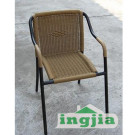 Metal Wicker Outdoor Rattan Aluminum Garden Chair (JC-29)