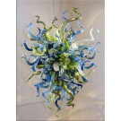 Modern Colorful Artificial Blowing Glass Chandelier Lighting