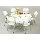 New Cheap Plastic Round Table/Space Saving Furniture (SY-122Y)