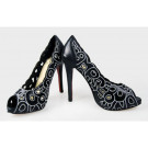 New Style in 2015 Ladies High Heel Sandals (Hcy02-036)