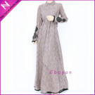 Newest Lace Muslim Women Long Dress