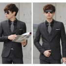 One Button New Arrival Slim Fit Fashion Man's Casual Suit