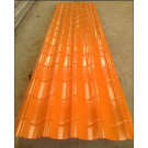 Orange Galvanized Corrugated Roofing Sheet