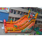 Orange Jungle Safari Slide Inflatable Chsl468-S
