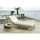 Outdoor Daybed Sun Bed Lounge Rattan Bed Wicker Cabana