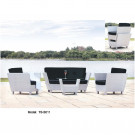 Outdoor Garden Rattan Leisure Patio Modern Dining Sofa