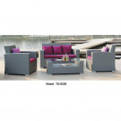 Outdoor Leisure Rattan Patio Dining Garden Modern Sofa