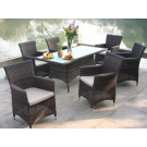 Outdoor PE Rattan Dining Set/Dining Table and Dining Chair/Garden Furniture