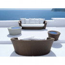 Outdoor Rattan Garden Modern Dining Furniture Sofa for Patio