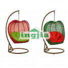 Outdoor Rattan Hanging Swivel Rocking Garden Swing Chair (JJ-F722)
