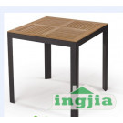Outdoor Wood Aluminium Metal Leisure Coffee Patio Table (JT-99)