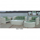 PE Outdoor Rattan Patio Leisure Garden Dining Modern Sofa