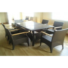 PE Rattan Outdoor/Indoor Dining Set/Meeting Furniture/Wicker Furniture Set