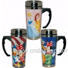 Popular Customized Stainless Steel Advertisement Mug with Promotional Paper