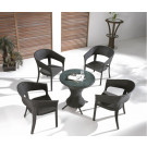 Promotion Garden Furniture Latest Patio Furniture Rattan Dining Set and Rattan Furniture Set