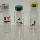 Promotional Glass Drink Bottle, 350ml-550ml Sports Drinking Bottle, Water Bottle