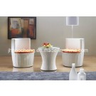 Rattan Cup Chair Rattan Vase Set