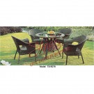 Rattan Leisure Outdoor Garden Furniture Table Chair Set for Patio