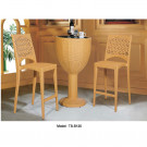 Rattan Outdoor Leisure Garden Furniture Table for Veranda Bar Tool