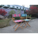 Reclining Camping Chair Lightweight Wood Folding Camping Director Chair