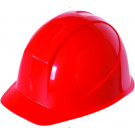 Red Construction Work Hat with Chin Strap