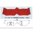 Red Hidden Yx71-380-760 Corrugated Steel Roof Sheet