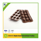 Robot Shaped Silicone Ice Cube Tray for Chocolate, Jelly, Candy - 12pieces, Baking Mould, Bakeware Tools