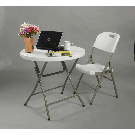 Round Plastic Folding Table (SY-80Y)