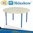 Round Rubber Hardwood Meeting Table