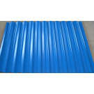 See Blue Corrugated Metal Roofing Sheet