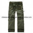 Single Color Long Wash Pants for Men