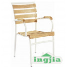 Solid Wood Aluminum/Aluminium Dining Leisure Outdoor Furniture (JC-55)