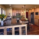 Solid Wood Kitchen Cabinet #252