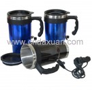 Stainless Steel Electric Car Mug with Handle