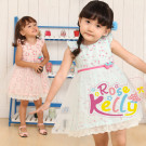Sweet Summer Latest Fashion Floral Baby Girl's Dresses (9268V)