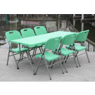 Sy-183z Green Outdoor Garden Table and Chair Sets