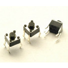 100pcs Tact Switch Micro Push Button 4pin 4.5x4.5x4.3mm