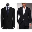 Top-Quality Men's 2-Button Notch Lapel Wrinkle-Free Formal Business Slim Fitted Suits