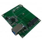U213A USB 3.0 to mSATA SSD Converter with Latch