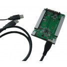 U423D USB 3.0 & SATA III to mSATA SSD Converter